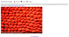 Desktop Screenshot of michaelbrundage.com